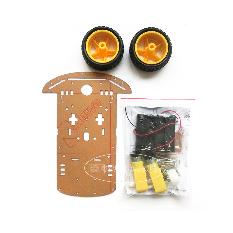 智能小车底盘 寻迹小车 机器人小车底盘 带码盘/测速/送电池盒