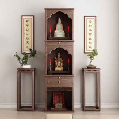 喜善福品牌实木佛龛包邮到家