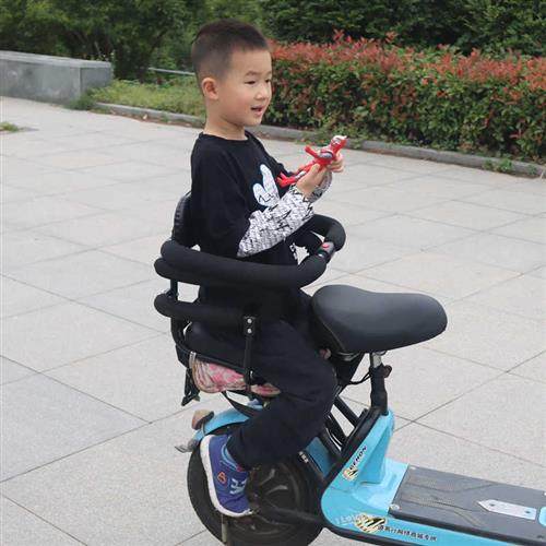 极速自行车电动车k后置宝宝安全座椅小型国标车儿童后座椅加厚坐