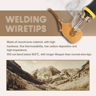 极速10PCS 1mm Diameter Welding WiretipHs Set Wood Burning Py