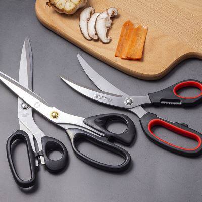 新品韩式烤肉店剪刀厨房家用不z锈钢强力多功能牛排鸡脆骨食物专