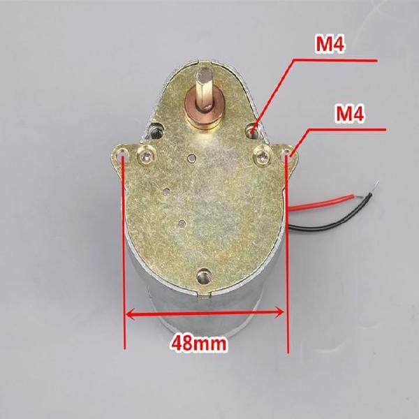 极速【正科】全新7字型减速电机DC24V D型轴减速马达全Z金属齿轮