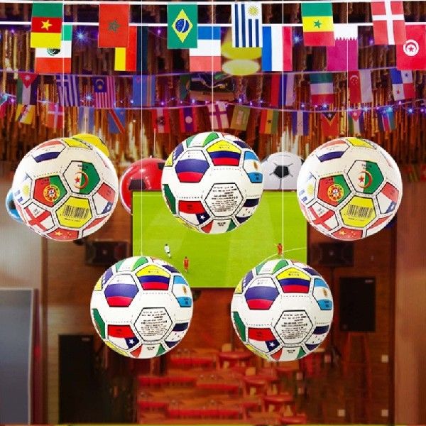 极速Competition Footbarll Pendant Nation Flag Decorative Cha