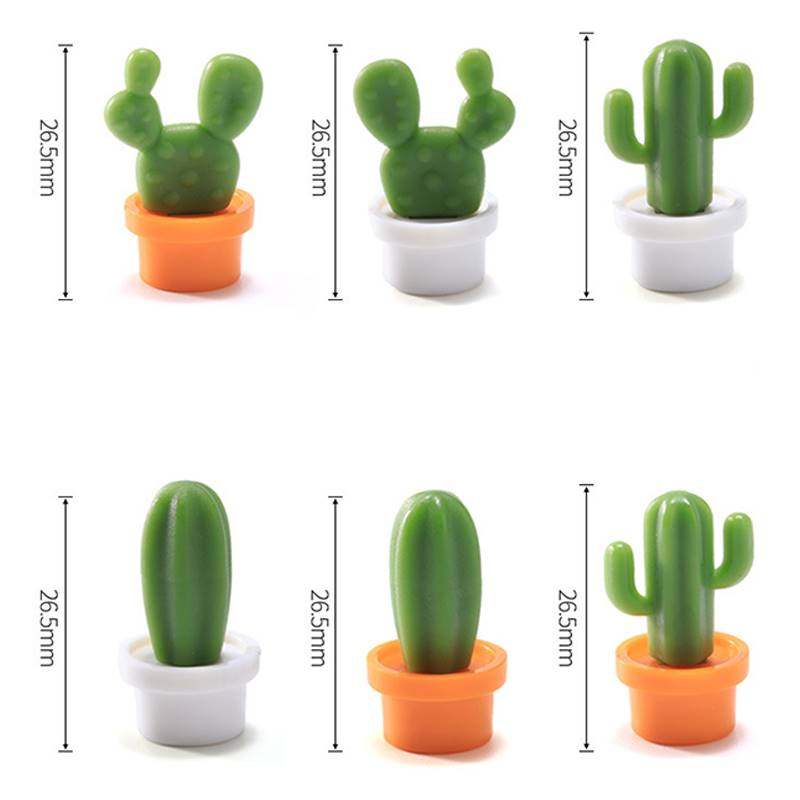 极速6pcs/Setg D Cute Succulent Plant Rridge Message Board Re