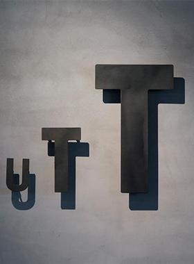 极速定做铁艺字立体字实心字腾空金属字D广告门头字logo店招3dLog