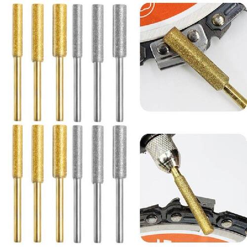 极速PCS/lot Diamonnd Chainsaw arpener Gold 4/4.8/5.5mm
