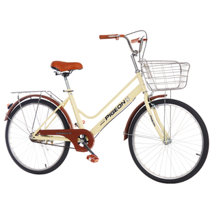 极速自行车女男小孩大学生成人 26寸代步轻便通勤脚踏单 y老年24