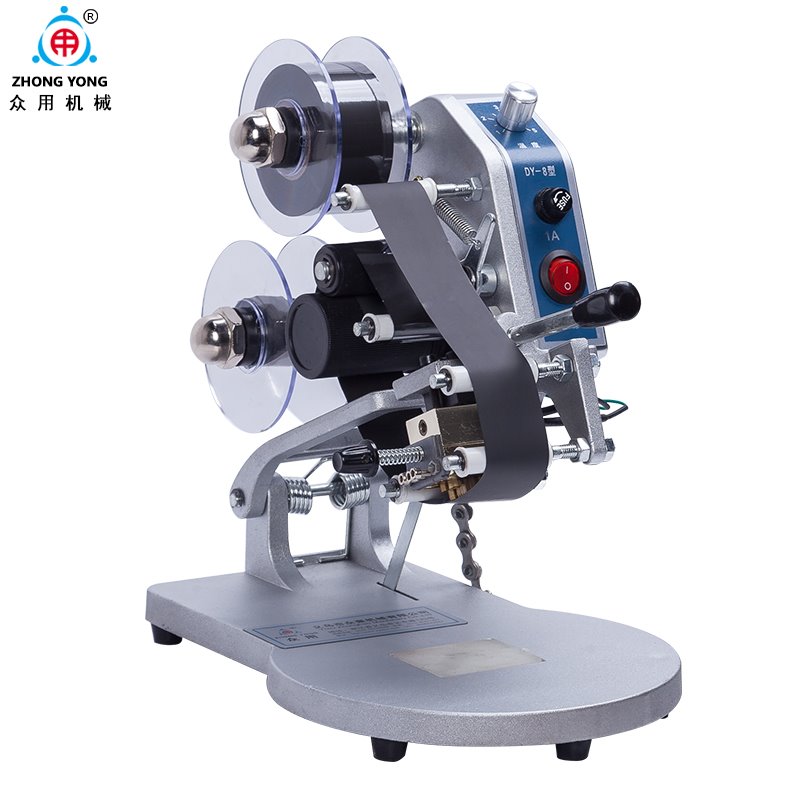 极速厂销促DY8手压色带打码机直热E式打码机生产日期钢印仿喷码品