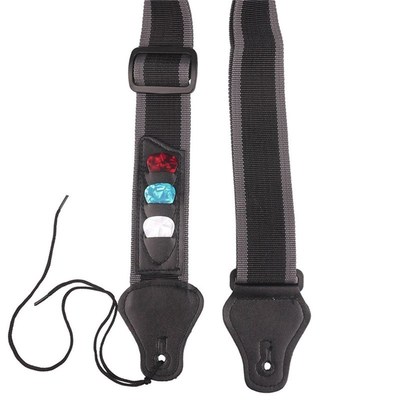 新品Adjustable kSimple Design Acoustic Electric Guitar Strap
