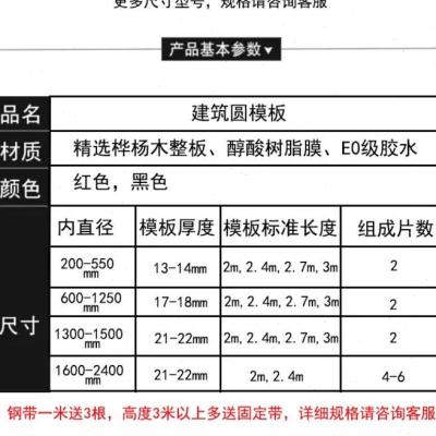 极速()建筑圆模板竹q胶板圆柱木模板钢模板检查井桥梁圆弧易脱模