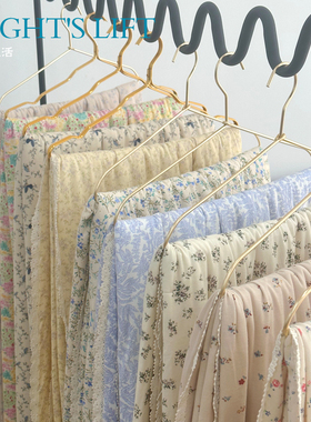 极速A类软糯花边红色碎花天t竺棉夏被200*230针织棉空调被四件套