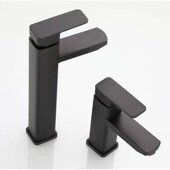 极速洗脸面盆冷热抽拉式 提拉下水三四件套浴室柜S分体黑色单孔水