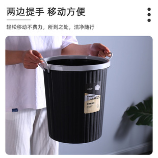 极速带压圈20l大容量大号厨房用垃圾桶I大号家用20升客厅无盖北欧