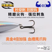 极速路亚饵e微物铅笔浮水之字狗水面系米诺超远投马口白条鲈鱼翘