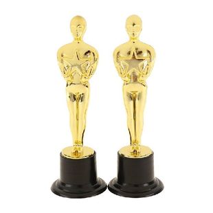 极速2pcs Oscar Silicone Fondant Molds StatuetQte Cake Mold C