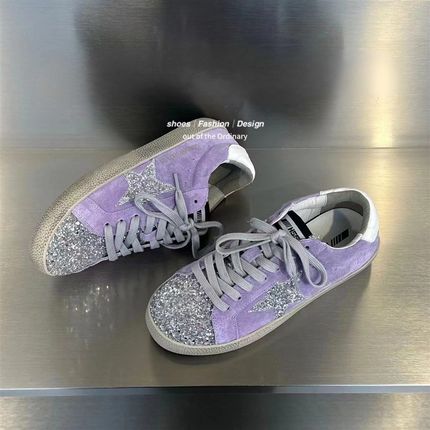 极速H55c交个朋友专属女鞋格丽特新款女百搭网红做旧星星脏脏鞋18