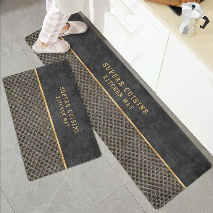 极速Carpcet kitchen floor mat long oil-proof non-slip absorb