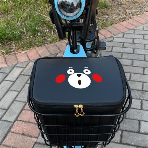 极速电动车车筐内胆前车篮t防水罩挂物包内篓电瓶自行车筐置物神