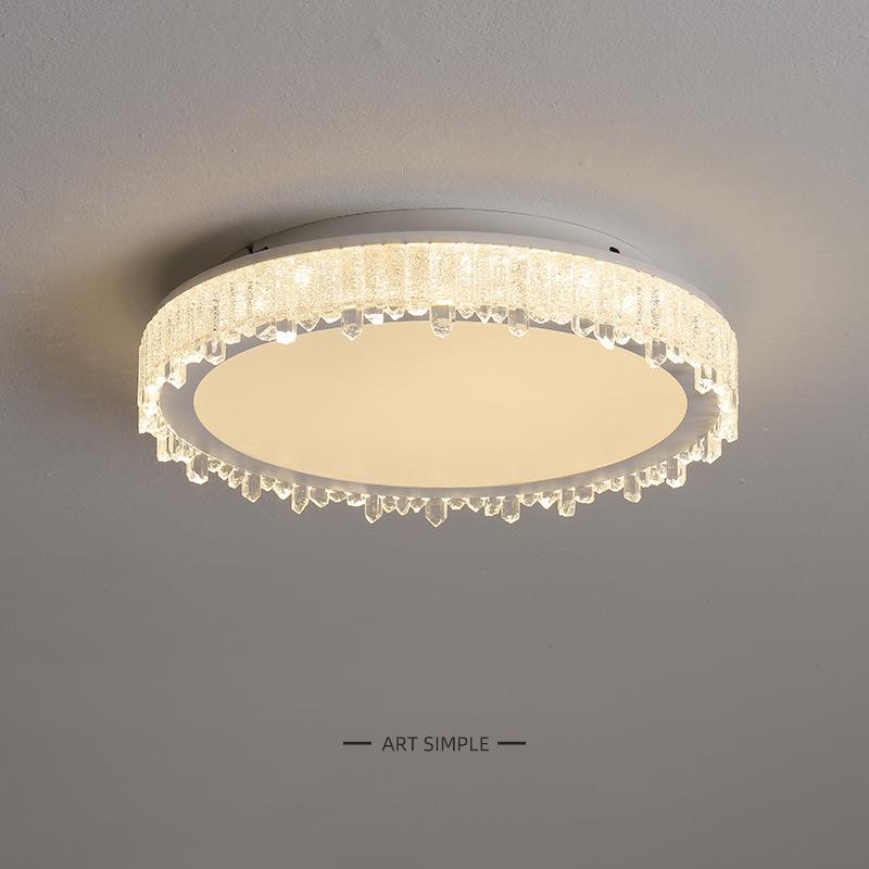 法式奶油风卧室吸顶灯现代简约房间次卧书房大气高档轻奢客厅灯