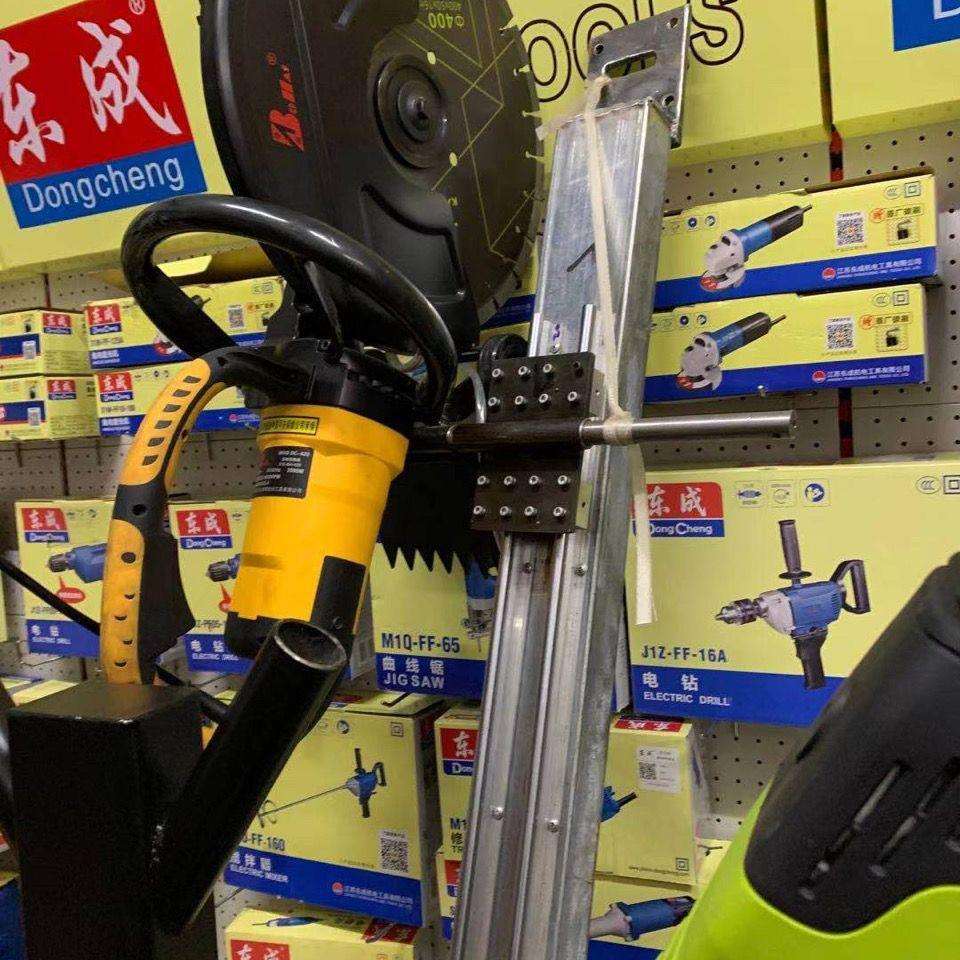 博海手提式切墙机专用轨道钢筋混凝土马路无尘切割机开槽机垒德株