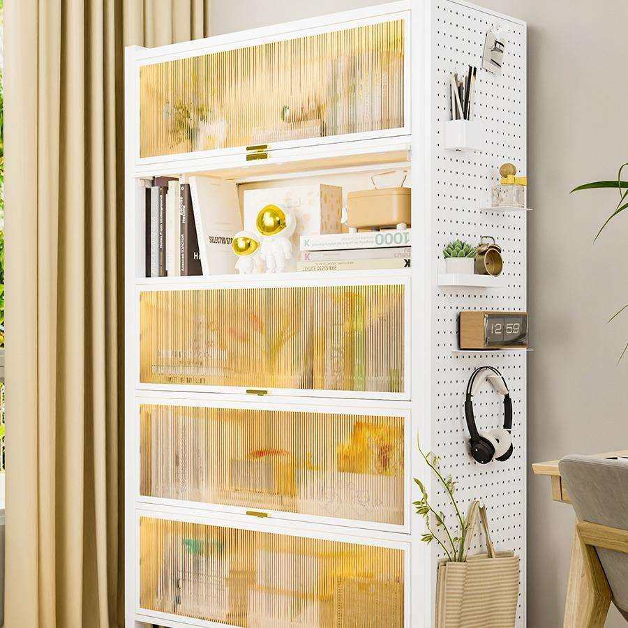 钢制书柜带门儿童书架防尘储物柜客厅展示柜铁艺卧室置物架收纳柜,工业油品/胶粘/化学/实验室用品,其他实验室设备,淘宝优惠券,粉丝福利购,淘宝优惠卷