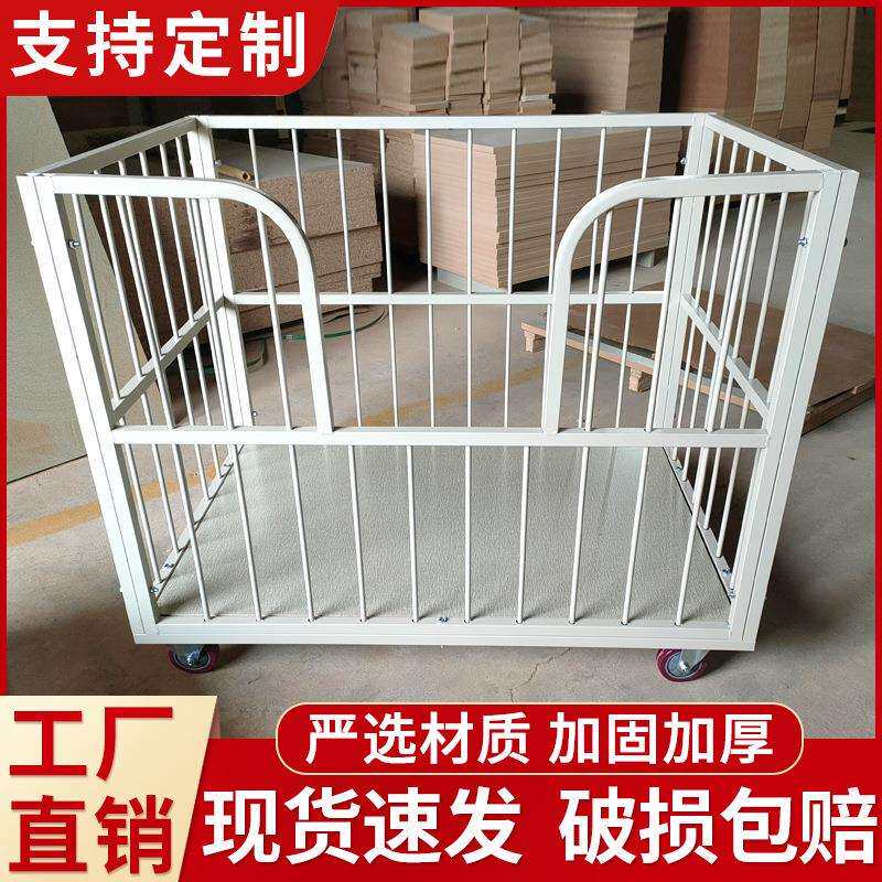 服装厂手推车U口周转车框式工具制衣厂车间工业推车垒德株