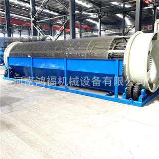 小型双层筛沙机50型无轴滚筒筛沙机2022广东震动沙石分离滚筒筛