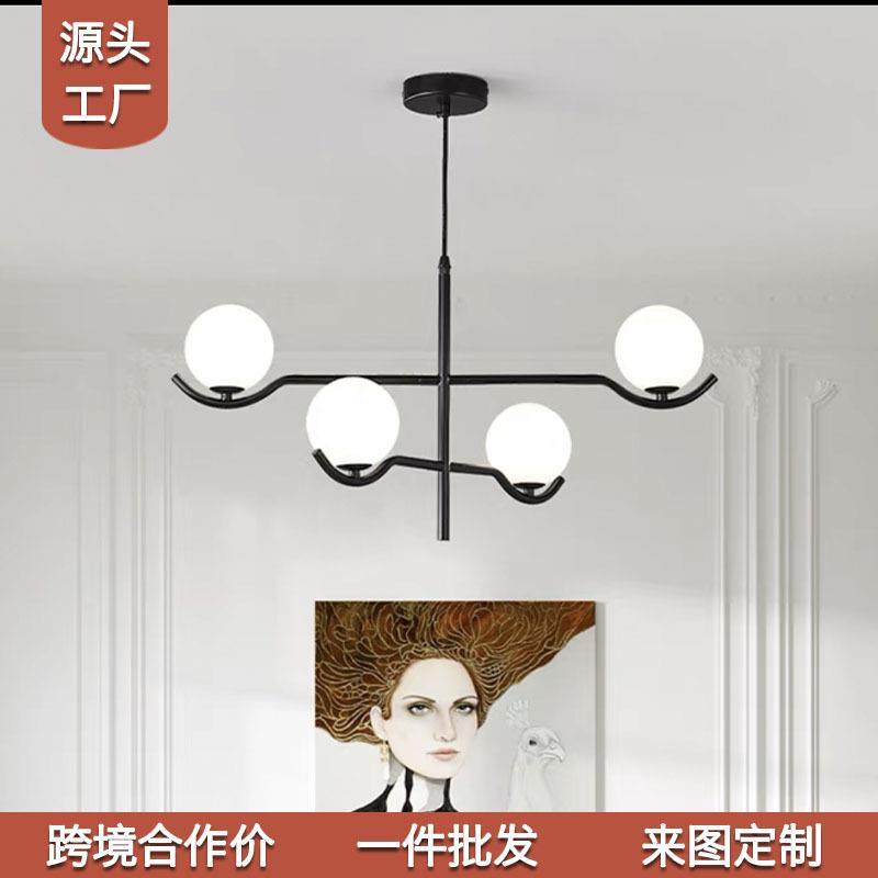 极简餐厅吊灯现代简约客厅书房卧室床头小吊灯北欧创意设计师灯具