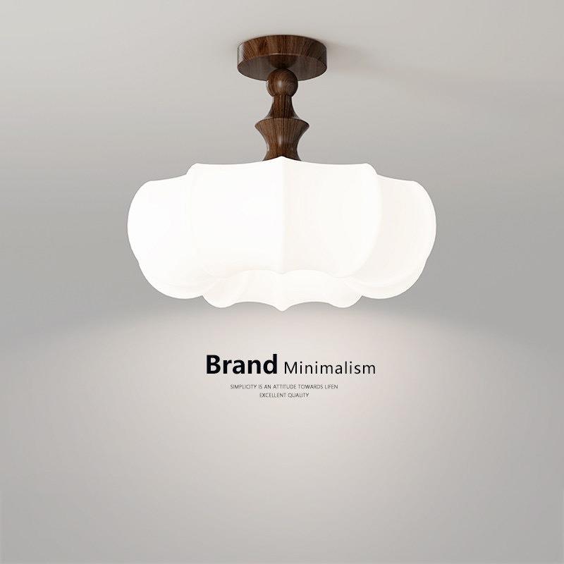 法式中古卧室吊灯高级感房间吸顶灯全光谱奶油风护眼主卧儿童房灯