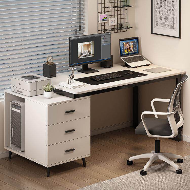 电脑桌台式学习书桌家用简约现代办公桌卧室学生写字桌工作台桌子