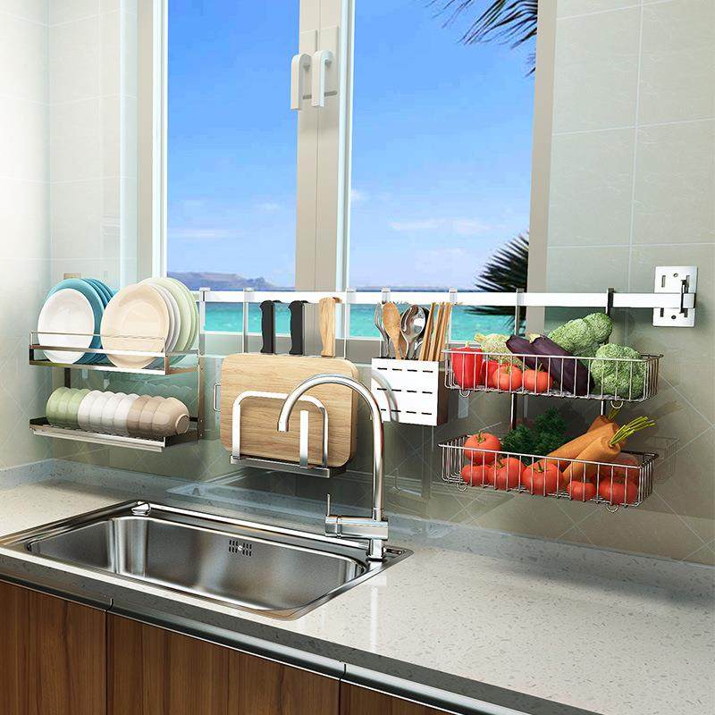 304不锈钢免打孔厨房碗架碗碟盘子沥水架窗户置物架多功能收纳架,家装灯饰光源,其它灯具灯饰,淘宝优惠券,粉丝福利购,淘宝优惠卷