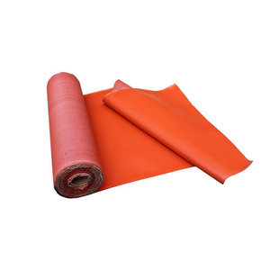 防火布硅钛布合金工业阻燃耐高温软连结玻纤布防水硅胶布灭火毯