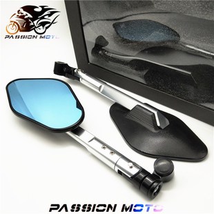 适用MT07后视镜MT09反光镜XJ6倒车镜FZ6改装FZ8天剑X天戟FZ1配件