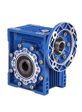 RV减速机d涡轮蜗杆nmrv40/50/63/75/90度直角立式小型减速器法兰