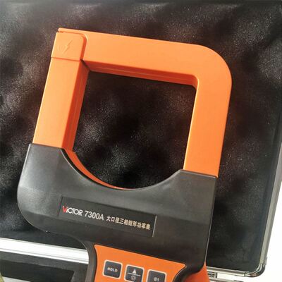 极速。胜b利VC7300A大开口2000A数字钳形功率表可测电流电压功率