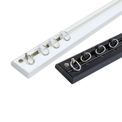 坚美超薄窗帘轨道免打孔