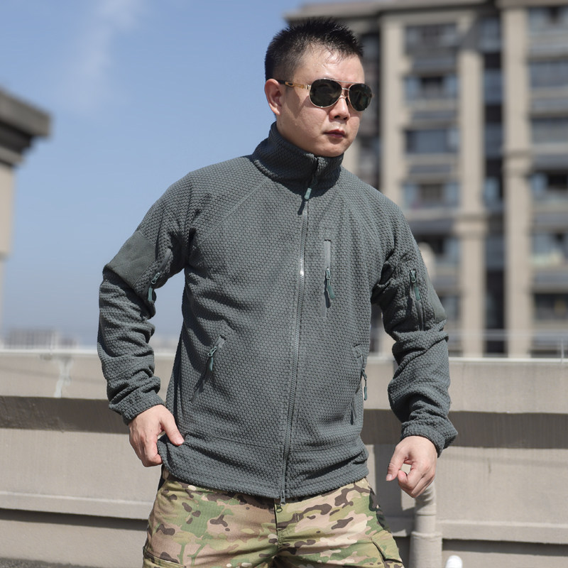 L3摇粒绒抓绒衣男保暖秋冬图片