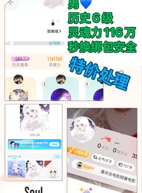Soul历史6级女头男号  异性头
