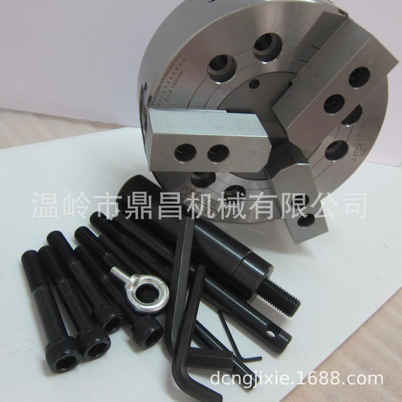 中实dc-306液压卡盘/q爪卡盘/油压夹头三油压6寸165钢件鼎昌dcng