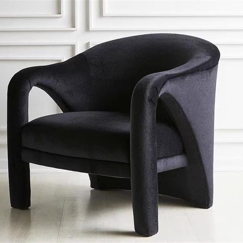 北欧轻奢单人沙发极简创意扶手蓝色沙发椅N设计师简约现代阳台椅,商业/办公家具,酒店沙发,淘宝优惠券,粉丝福利购,淘宝优惠卷