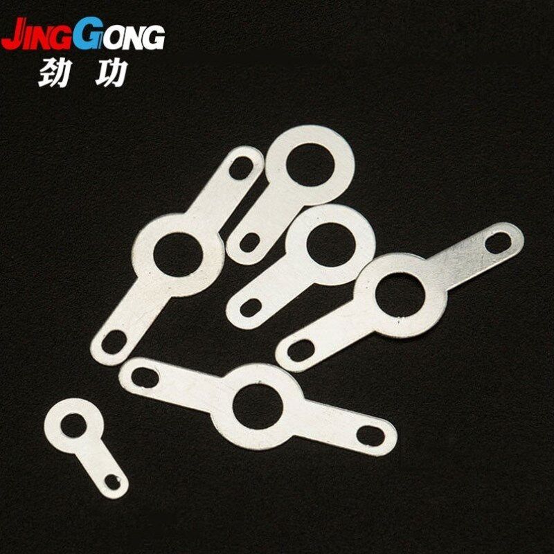 劲功JINGGONG镀r银纯铜焊片单头焊片双头焊片耳垫圈铜垫圈铜接