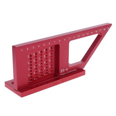 Woodworking iT Square Marking Gauge 3D Hole Ruler Scriber Mi
