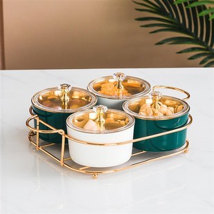 Dessert Dividing Plate 极速Noardic with Server Tray Lid Food