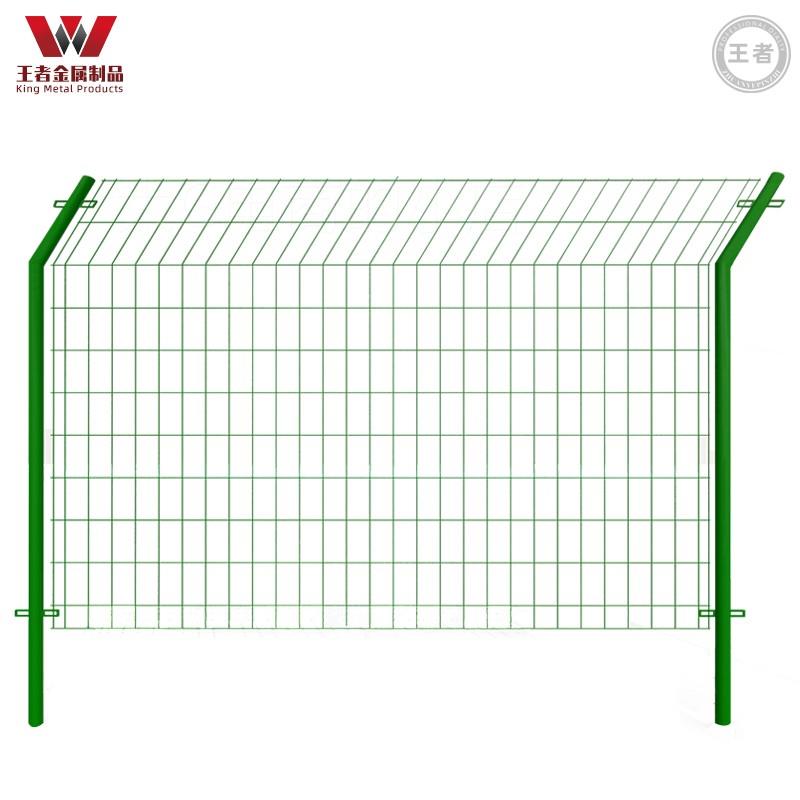 极速。高速公路双边丝护栏网铁丝网仓库隔离圈P网围栏钢丝网绿色