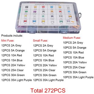 Blade Box 35A Car 极速272PCS Fuse 25z