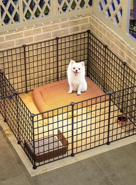 极速Foldable Pet Playpen Iron Fence Puppy Kennel Wdog cage