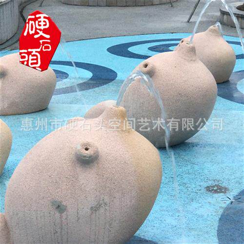 户外公园林景观仿真海洋动物模型河豚玻璃钢雕塑水景装饰摆件