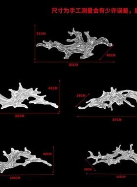 天花板顶部悬挂件装饰创意透明树脂浪花空中吊饰艺术雕塑抽象挂饰