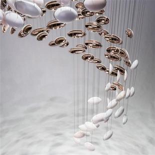 饰摆件橄榄蛋灯饰配件玻璃工艺品可制作多种客厅挂饰 家居装