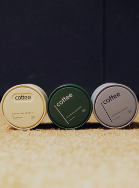 cottee 咖啡馆室内香氛小憩气味卧室家用持久除异味site香薰蜡烛